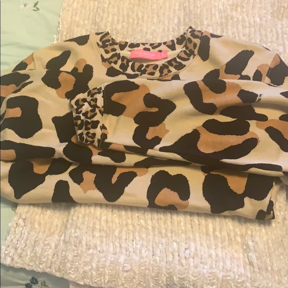 Isaac mizraki girls’ leopard sweater - Picture 3 of 7